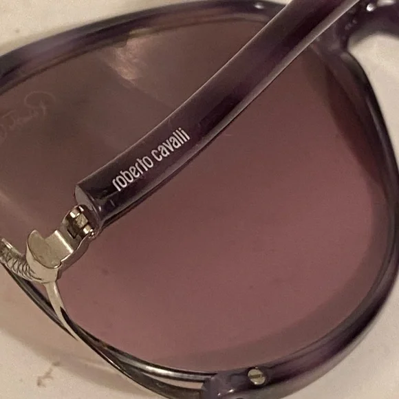 Roberto Cavalli Viola 530S 55Z Purple Silver Sunglasses 60[]16 125 Italy Roberto Cavalli Viola 530S 55Z Purple Silver Sunglasses 60  main image 2